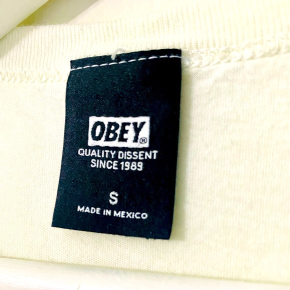 Yellow T-Shirt by OBEY - Picture 3 of 8